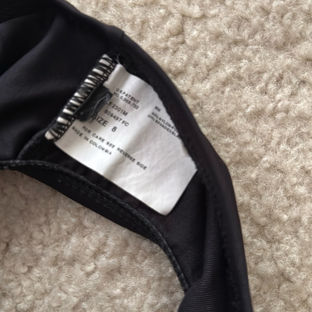 Black Tankini Swimsuit - Size 8 - Picture 3 of 3